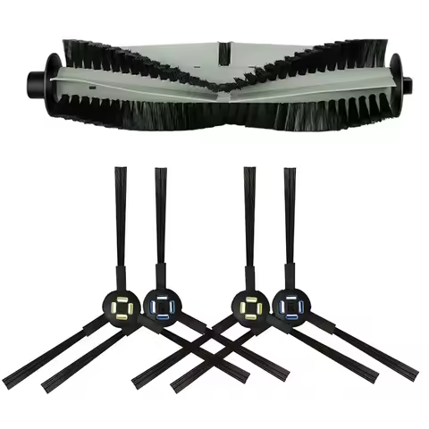 5Pcs/set Main Brush + Side Brush For Ilife A9s/A9/A7/A80 Plus A10s L100 Robotic Vacuum Cleaner Repla