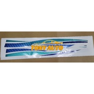 *ORIGINAL TOYOTA F651 AVANZA 2012 BODY SITCKER/MARK (BLUE COLOUR) 1SET PZ046-BZ801-01