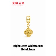 Wan Seng Four Leaf Clover Charm Series | Authentic 916 Gold Emas Asli 100%