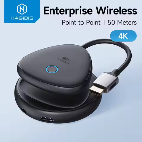 Hagibis 4K HDMI Wireless Transmitter and Receiver Kit HDMI Extender to Monitor Projector HDTV for PC