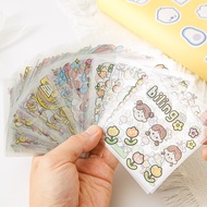 Pet Cartoon Transparent Creative Handbook 100 Sheets Goo Card Stickers Cute Children DIY Handbook pc