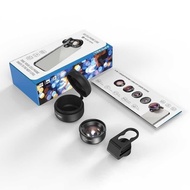 APEXEL Lensa Kamera Smartphone Clip 100mm 85mm 65mm 16mm se paket 4in1