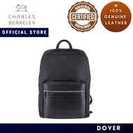 Charles Berkeley DOVER Men's Backpack Canvas Water-Resistant Lightweight Laptop Backpack (1383-12)
