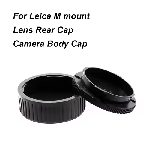 For Leica M mount Lens Rear Cap or Camera Body Cap or Cap Set Plastic Black Lens Cap Cover Lid for L