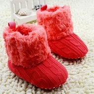 Thick fur boots/baby boots/children's boots/winter boots/baby prewalker/imported shoes