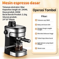 BLUE SKY Mesin Kopi Espresso /Espresso Machine / Coffe Machine 1.5 Liter
