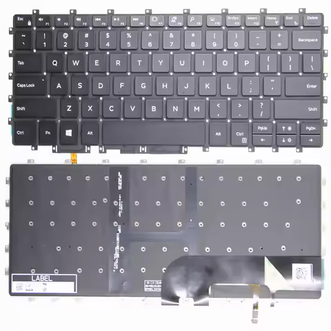 100%New US For DELL XPS 15 9575 P73F Precision 5540 5530 5520 5510 Laptop Backlit Keyboard