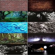 3D Aquarium Fish Tank Wallpaper Background Poster Sticker (part 1)