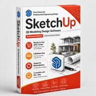 【Lifetime Use】Game🔥SketchUp Pro 2026 Latest Full Version | V-Ray 7.2 | Enscape 4.13 For Win/Mac Easy