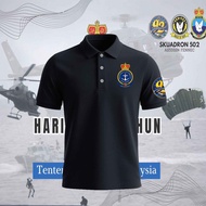 Polo Shirt TLDM 92 Years Royal Malaysian Navy Unisex Patriotic Collar Shirt