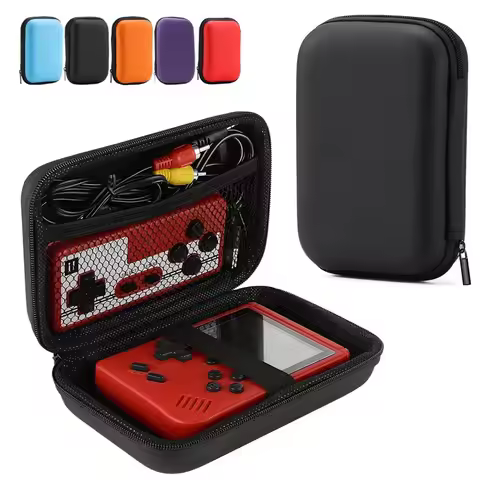 Handheld Game Console Storage Bag EVA Hard Portable Case for FC/GB300/R36S Travel Retro Mini Player 