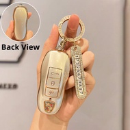 Porsche Cayenne Macan 911 Panamera Taycan 718 Key Cover Shell Clip Car Interior Accessories Suitable