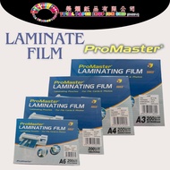 (Original) Promaster Laminating Film A3 / A4 / B5 / A6 100's YIDU SAILS