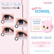 [Eyesme x I-Sha] 1-day contact lenses I-Sha Dekame Kiss Me lens highlight shaft lock effect creates 
