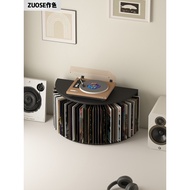 Black desktop storage rack cd Vinyl record cabinet storage rack, CD display rack, vinyl album storag