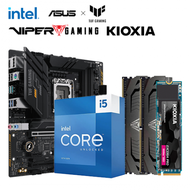 【重磅價】Intel【14核】Core i5-13600K+華碩 TUF GAMING B760M-E D4+博帝 Viper Steel DDR4-3200 16G*2+KIOXIA Exceria Pro 1TB