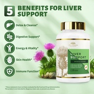 Dr. CROWN Liver Support Supplement for  & Cleanse with , NAC, ALA & Turmeric - 120 Capsules
