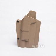 RST 紅星- FMA K板 G17 / G19 槍燈槍套 腰掛硬殼槍套 FOR X300系列 沙色 ... 04311