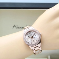 Alexandre Christie Ac 2463 Rosegold Cream Ac2463 Wanita Ginal