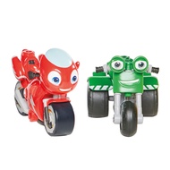 Ricky Zoom & DJ 2 Pack – 3-inch Action Figures – Free-Wheeling, Free Standing Toy Bikes for Preschoo