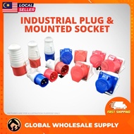 SSS CEE Industrial Plug 16A / 32A Pin / Socket Weatherproof Socket 220-250V Industrial Electrical Pl