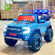 D Kids รถแบตเตอรี่เด็ก รถจีฟเด็ก รถเด็ก FORD EVEREST 4x4 w ของเล่นแบตเตอรี่เด็ก มีไฟหน้าสวยมา๊ากก