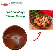 Cobek Tanah Liat Sedang Coet Tanah Liat Merah Coet Tanah Liat Asli Murah Berkualitas