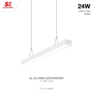 SL LIGHTING | Linea LED 24W โคมไฟออฟฟิศ รุ่น 23-LINEA-LED24W65 (BKWH)