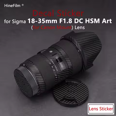 for Sigma 1835art EF Mount Lens Sticker Cover Film for Sigma 18-35mm F1.8 Art DC HSM Lens Premium De
