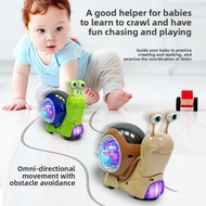 Snail Toys Electric Toys Projection Toys Automatic Obstacle Avoidance Children Sound Light Toys Univ