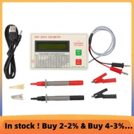 New ESR2501C Capacitor   Tester Test in Circuit Capacitance Meter with Test Leads Clip Battery  Easy