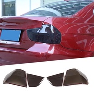 Smoky Black Car Exterior Rear Tail Light Lamp Taillight Decoration Cover For BMW 3 Series E90 E91 E9