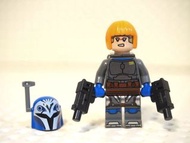 全新未砌 lego 75316 star wars 星戰 星球大戰 minifigures 人仔 -  Mandalorian曼達洛人  Bo-Katan Kryze star war 人仔連武器 橙