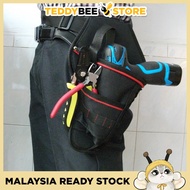 PORTABLE ELECTRICIAN TOOL CORDLESS DRILL HOLSTER BELT DRILL WAIST HOLDER POUCH BAG / DRILL BAG