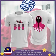 [70% Mega Sales !] Squid G@m3 Clothes Baju Squid Game Men Clothes Baju Lelaki Baju T shirt Lelaki Sq