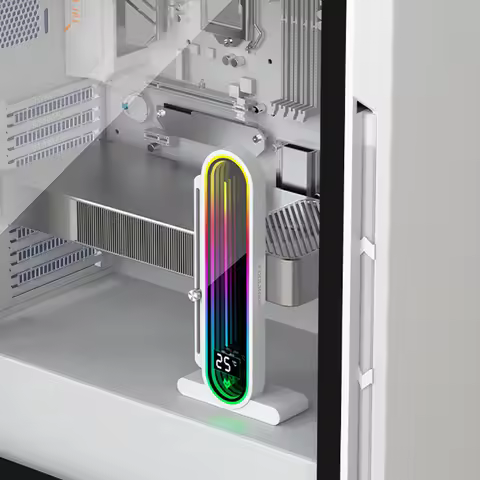 RGEEK Graphics Card Bracket for RTX3060Ti 4070Ti 4090 GPU Stand Holder with LED Display Temperature