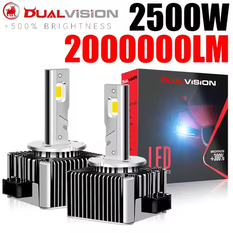 Dualvision D Series D3S Led Headlight 2500W CSP Canbus HID D1S D2S D4S D5S D8S D1R D2R D3R D4R 20000