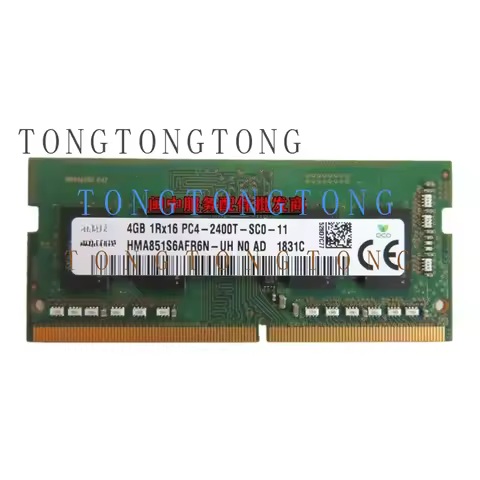 TT For SK Hynix 4G 1RX16 PC4-2400T-SC0-11 Notebook Memory HMA851S6AFR6N-UH