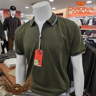 HIJAU CARDINAL CASUAL SHORT-SLEEVED COLLAR T-SHIRT EAPAR00390P 06A GREEN