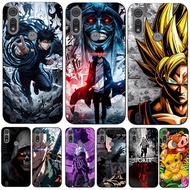 For Motorola Moto E6S E6i Case Phone Cover Protective Soft Silicone Black Tpu Case lion wolf cat ani