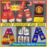 Ready Stock Mafla / Muffler / Scarf Football Fan Club Liverpool Manchester United Chelsea Manchester