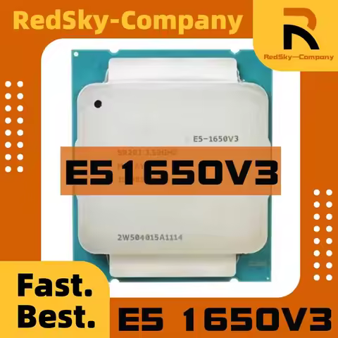 Used E5-1650 V3 E5 1650 V3 E5-1650V3 E5 1650V3 CPU 22nm 6 Cores 12 Threads 3.5GHz 140W LGA2011-3 for