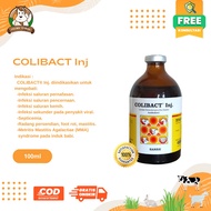 COLIBACT INJEKSI 50ML COLIBACT INJ 100ML - Obat Mencret Sapi - Obat Diare Sapi Kambing Domba - Obat 