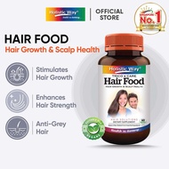 Holistic Way Hair Food  - Vegan - Hair Growth & Scalp Health (60 Vegetarian Capsules)