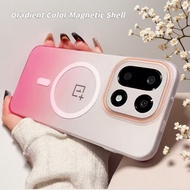For One Plus 15 Ultra Thin Matte Gradient Color Magnetic Matte Translucent Case For One Plus 15R 13T