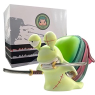 Den Den Mushi Action Figures,Three Swords Model Figure Statue,Snail Phone Bug, Decorating and Comics