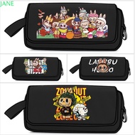 JANRY Pencil Cases, Cute Cartoon Large Capacity Labubu Pencil Bag, Fashion Stationery Bag