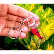 GANTUNGAN BOTTLE KEYCHAIN SHIP BOTTLE MINIATURE SHIP SOUVERNIR IN GLASS BOTTLE SHIP KEYCHAIN BOTTLE 