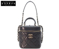 香奈兒 AS1626，29 號，黑色，金色五金，羊皮，Trendy CC 兩用化妝包 [二手]