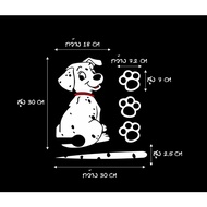 Sticker'' Reflective Wiper Dog Sticker